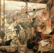 William Bell Scott Iron and Coal Spain oil painting artist